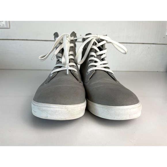 TIMBERLAND, Gray Nubuck Leather Boots, US Women's 7.5 - Picture 3 of 10